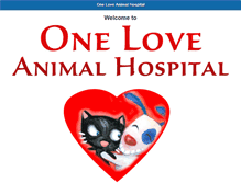 Tablet Screenshot of onelovevet.com